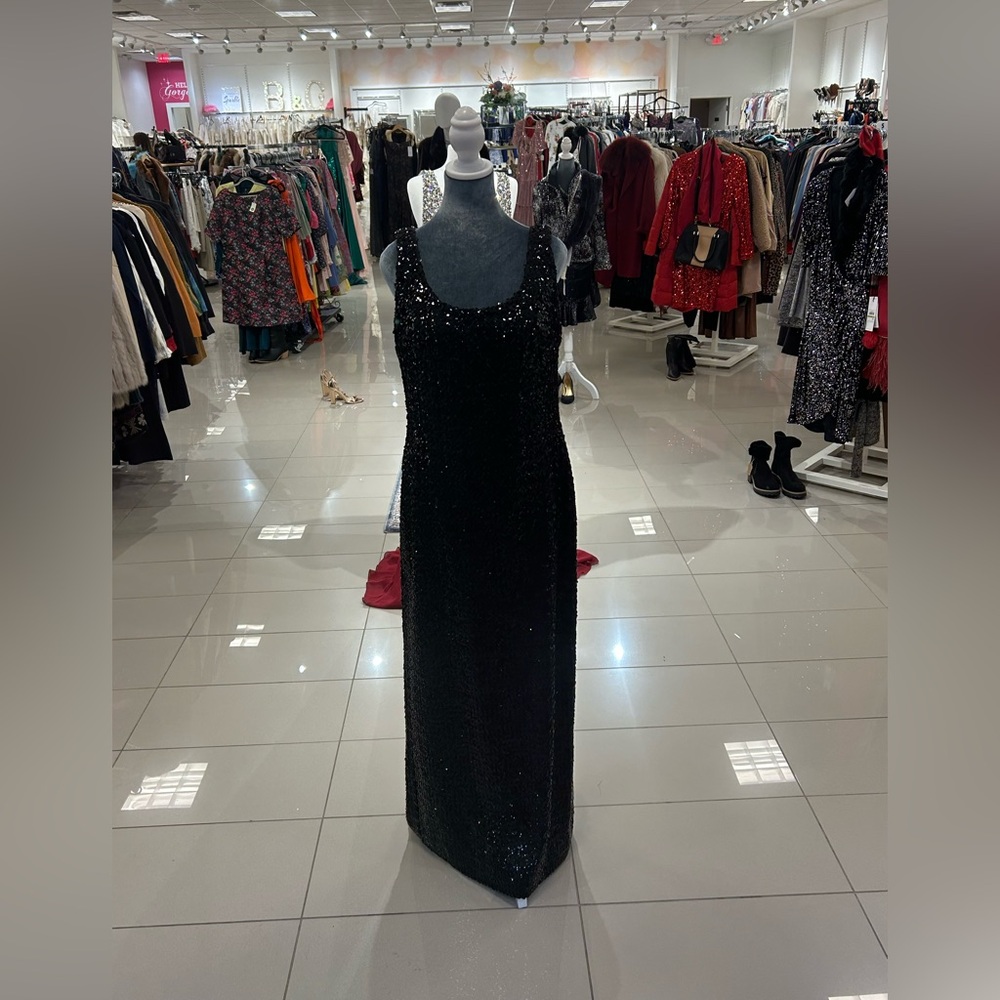 Black Gale Mitchell Sequin Dress